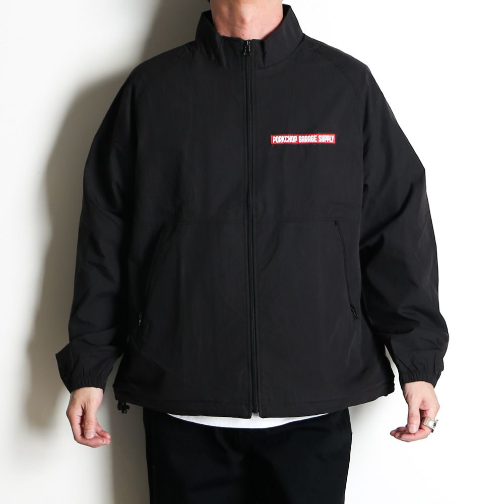 PORKCHOP - BAR&SHIELD TRACK JKT / ブラック / トラックジャケット