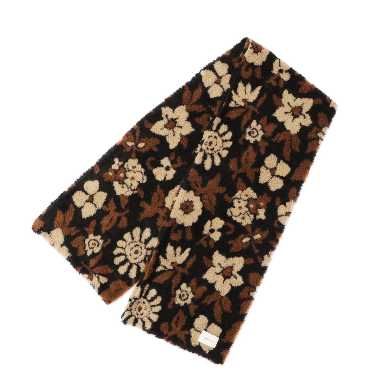 superNova. - Flower camo jacquard boa muffler / マフラー