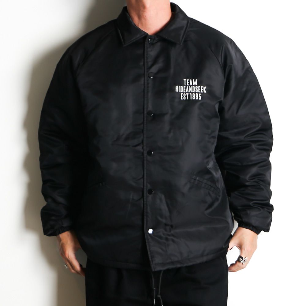 HideandSeek - Coaches Jacket (25aw) - BLK / コーチジャケット / HJ