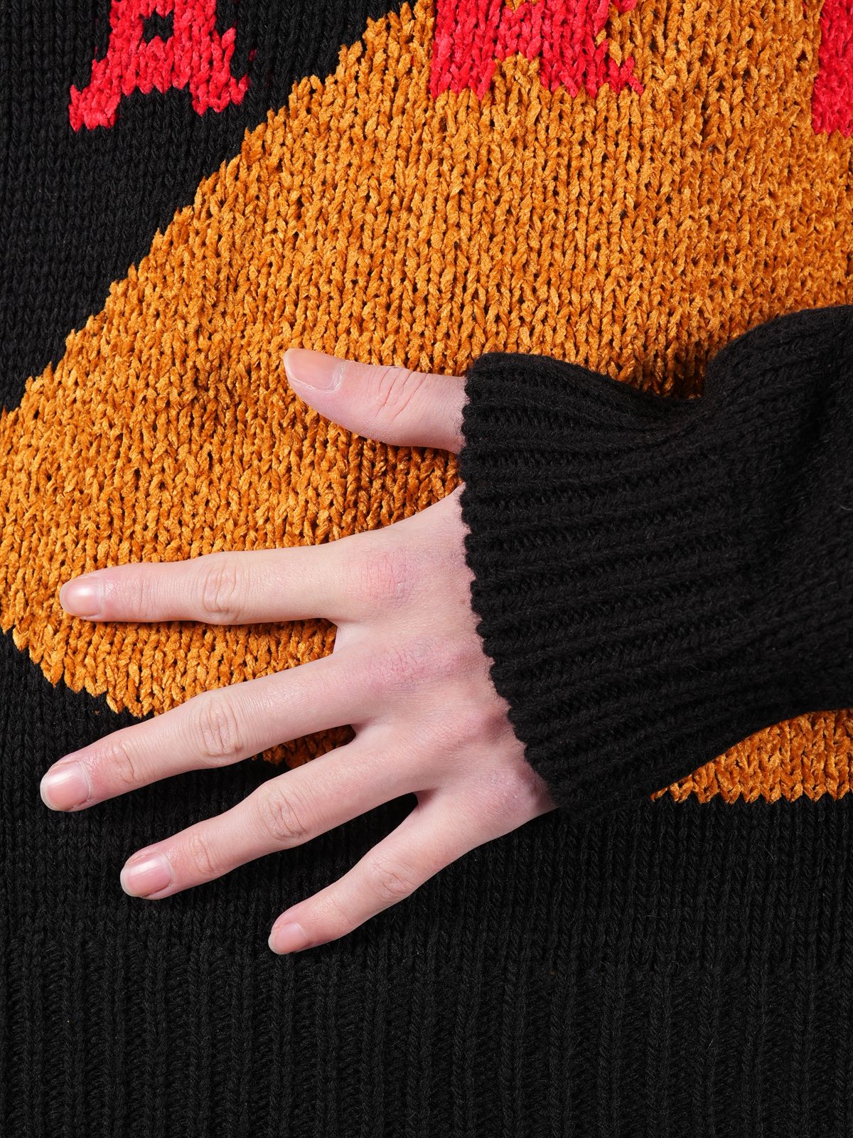 MARNI - 【ラスト1点】 MARNI X CARHARTT WIP - JUMPER IN BLACK WOOL