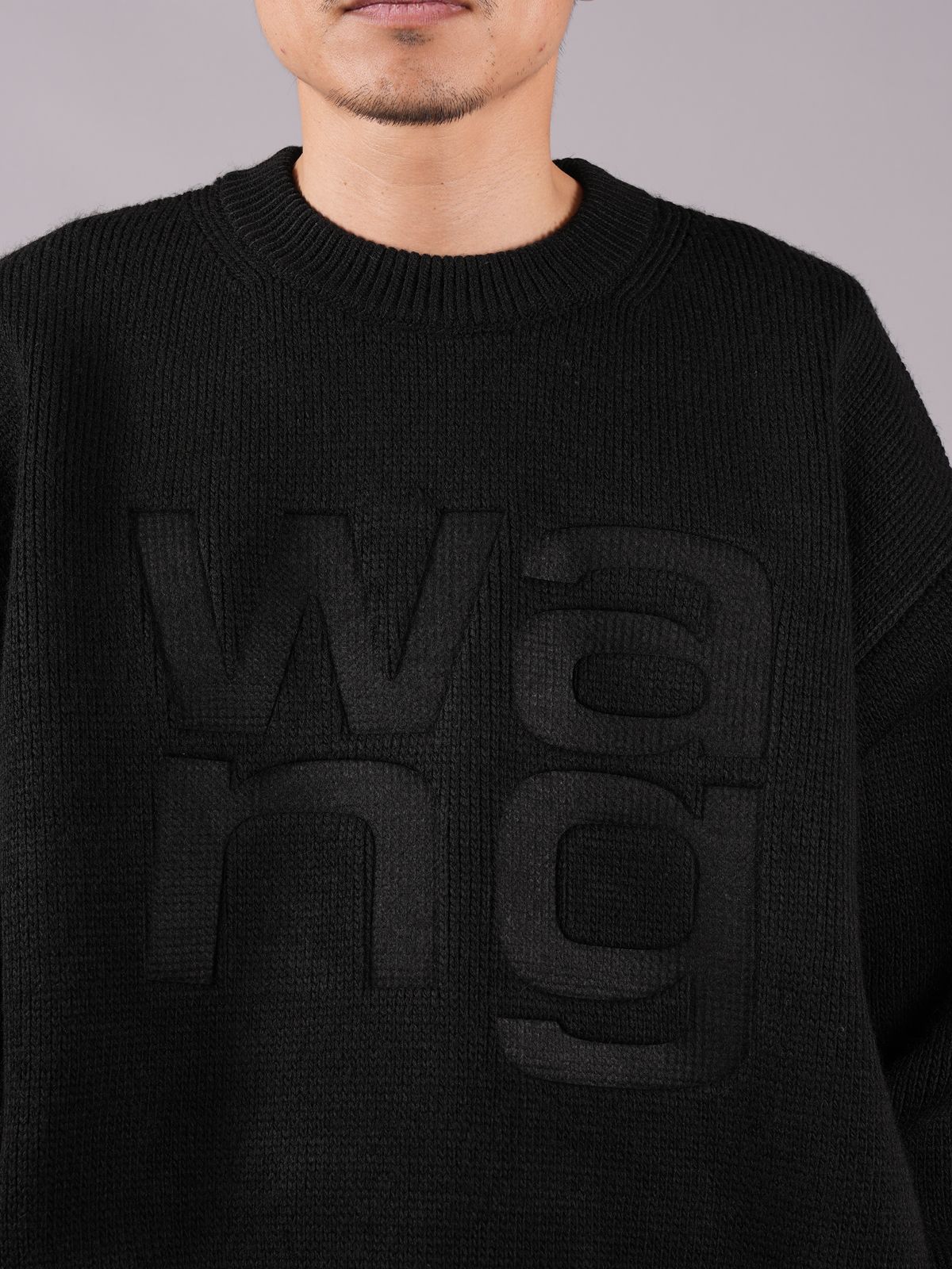 alexander wang - 【ラスト1点】DEBOSSED STACKED LOGO UNISEX