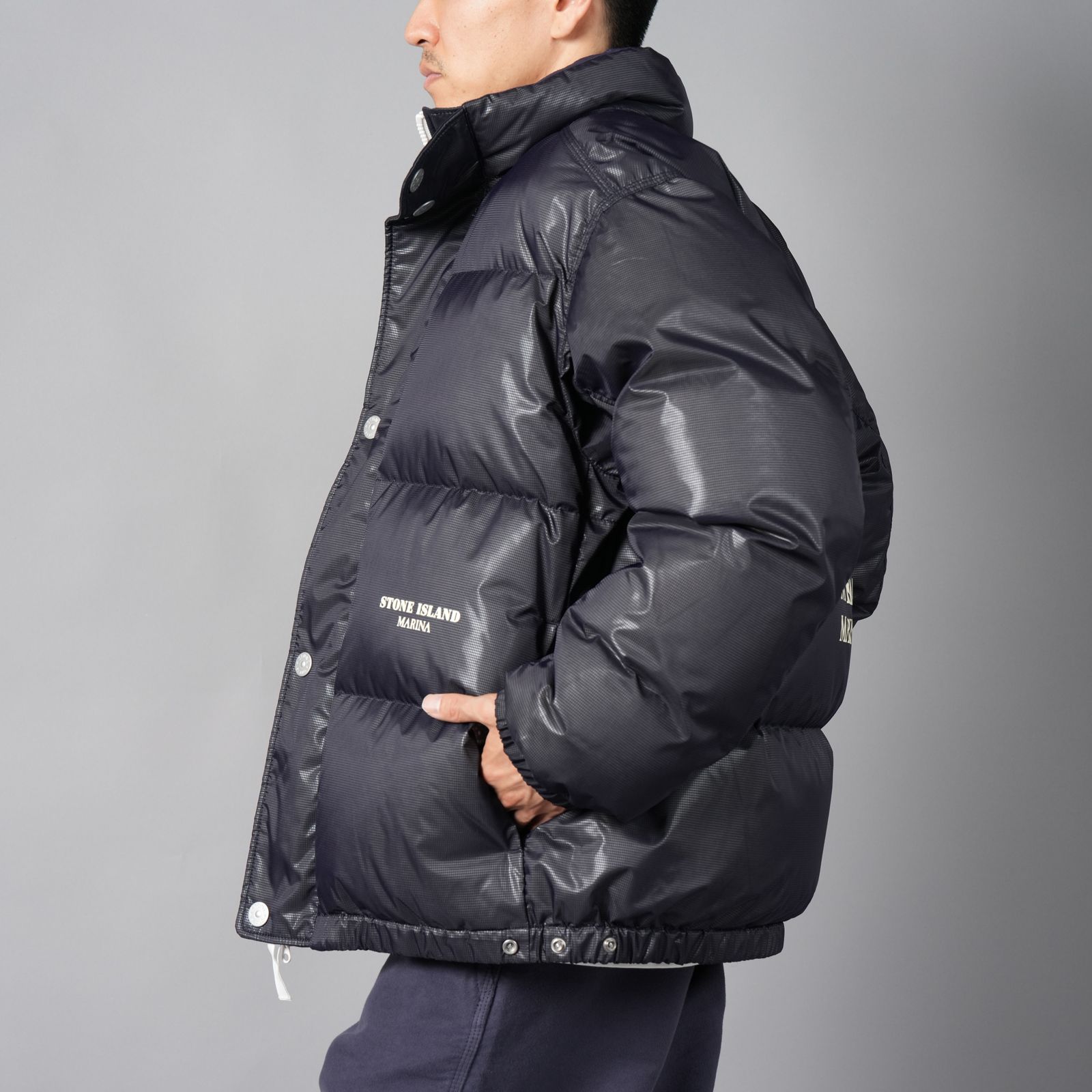 STONE ISLAND - 446X1 NYLON RIPSTOP COVER DOWN_ STONE ISLAND MARINA