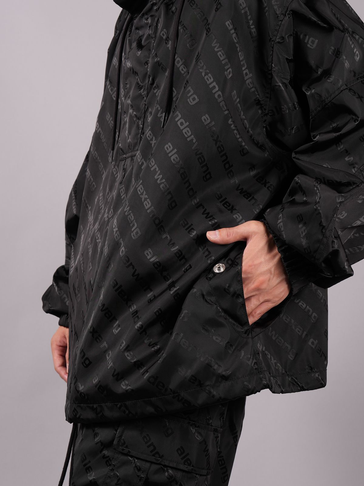alexander wang - 【ラスト1点】 HALF ZIP TRACK JACKET IN JACQUARD
