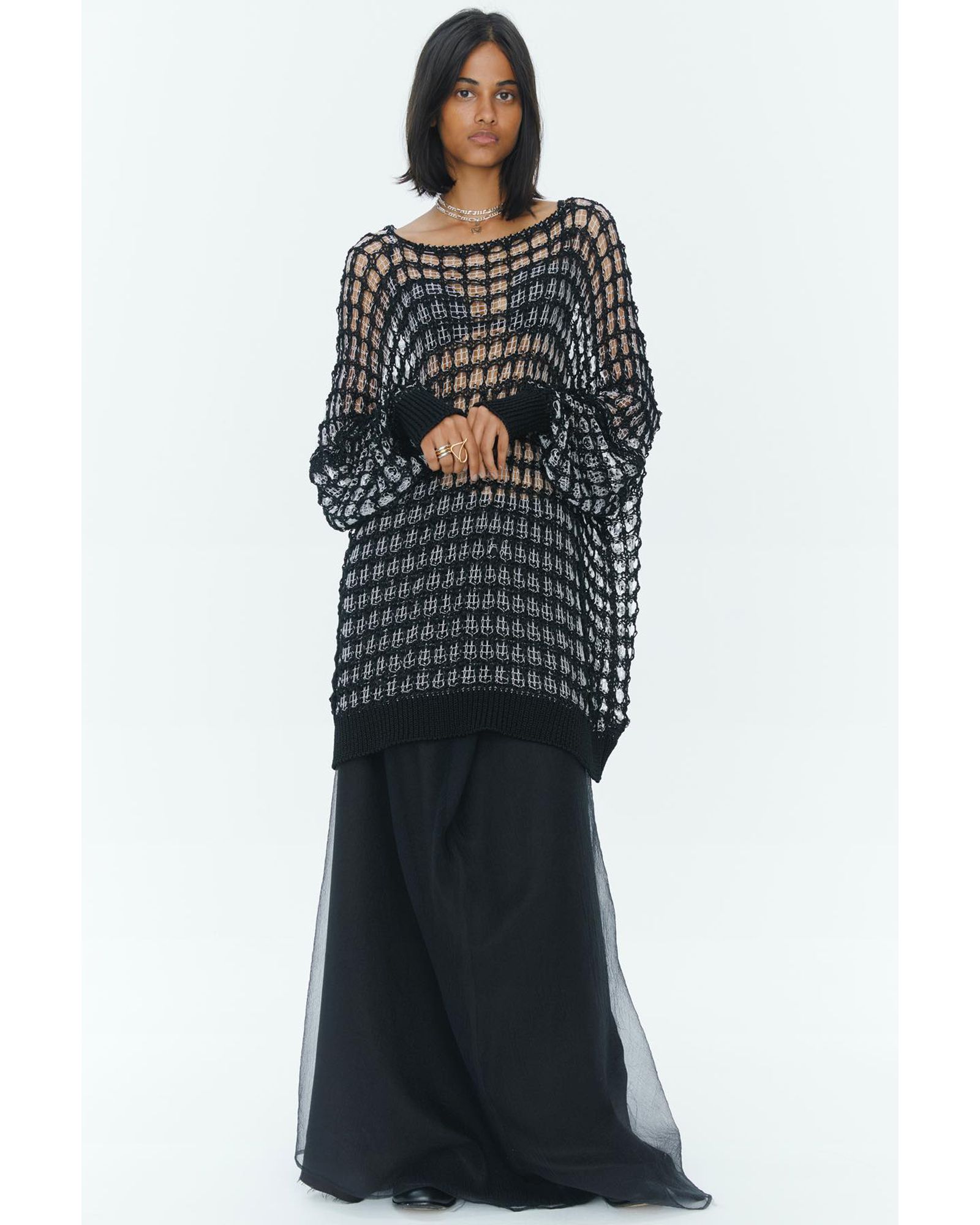 sulvam - Mesh over knit | fakejam