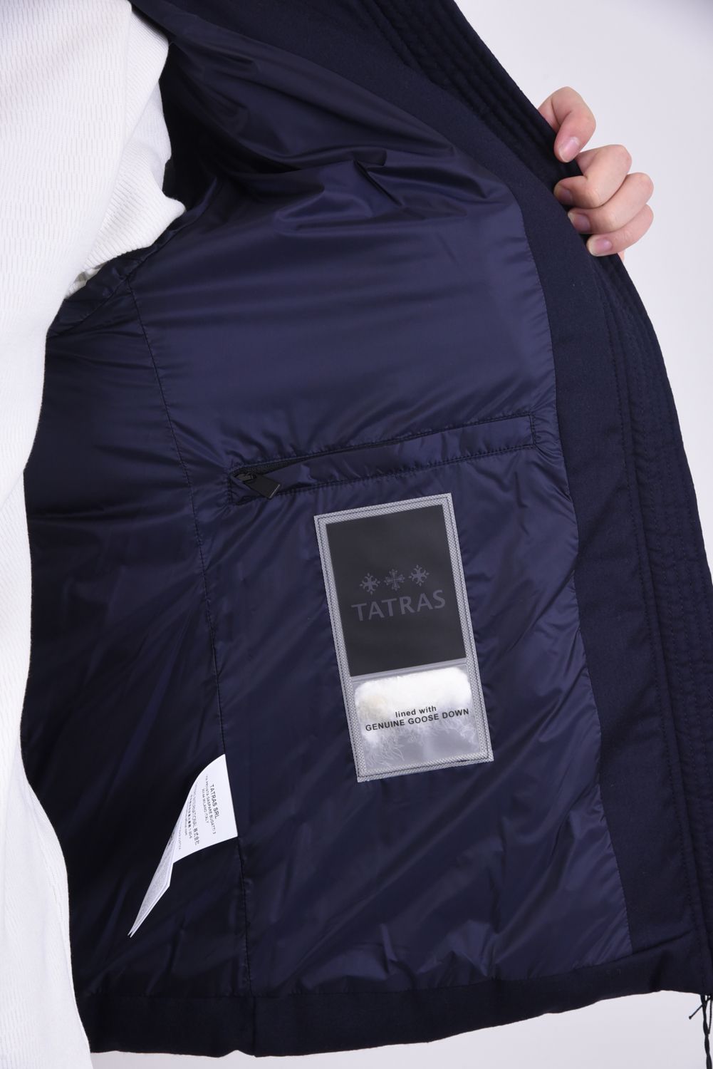 TATRAS - AGORDO (アゴルド) / ウール フーデッド ダウンジャケット