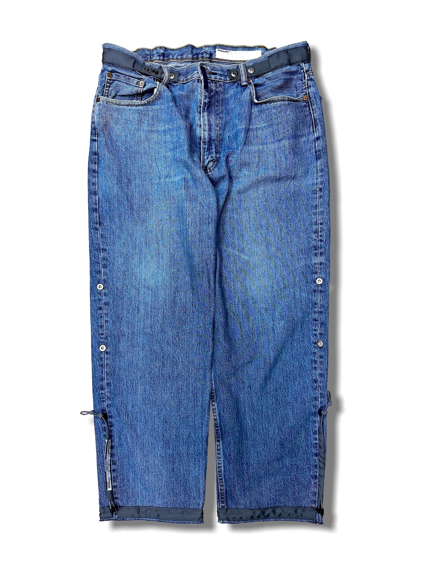 POLIQUANT - THE DEFORMED ADJUSTABLE THRIFTING DENIM 550 [FIGURE
