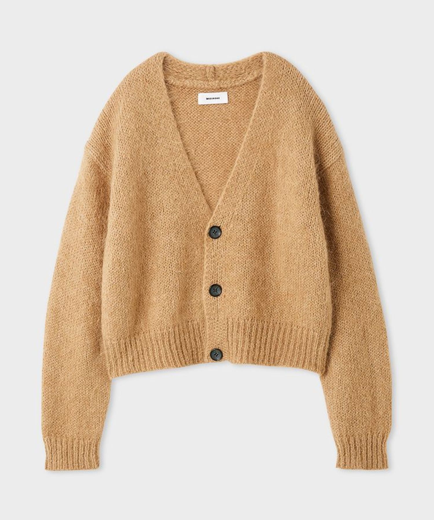 MIESROHE - ホリデーシャギーニットカーデ(ラベンダー) モヘア