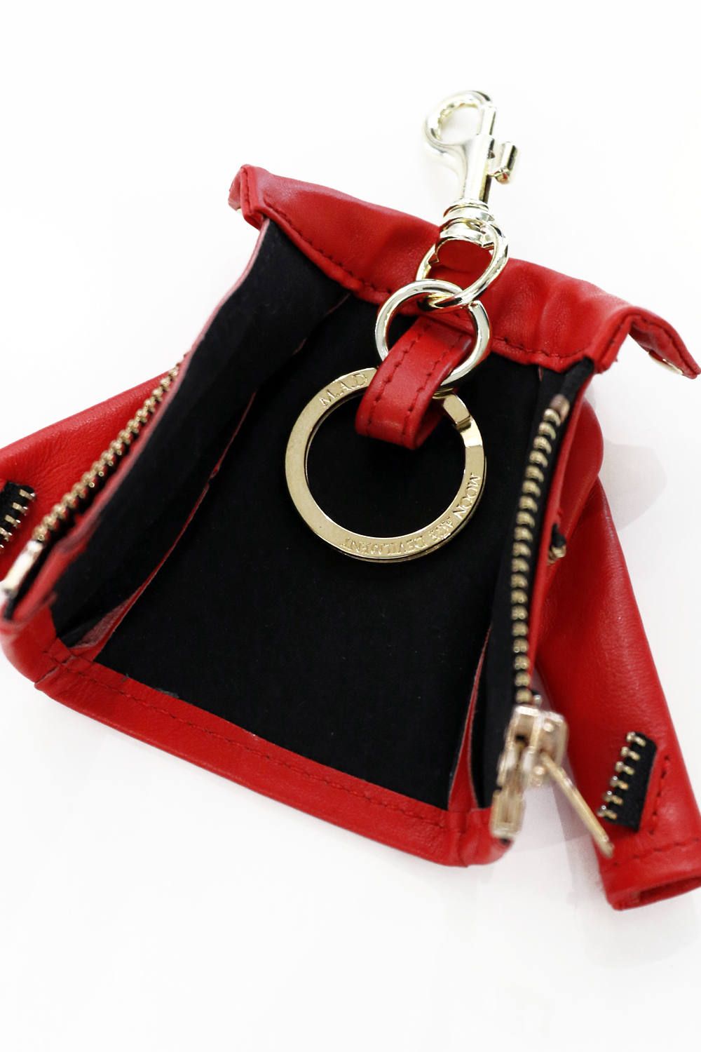 Moon age Devilment - laid-back別注 レザーライダースキーホルダー