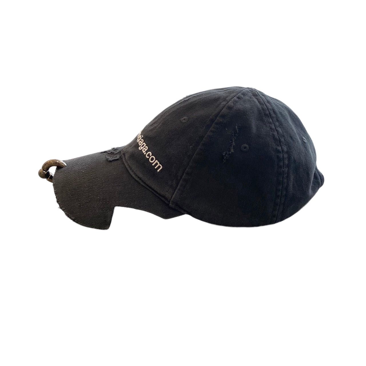 BALENCIAGA - Bal.com front piercing cap / キャップ / コットン