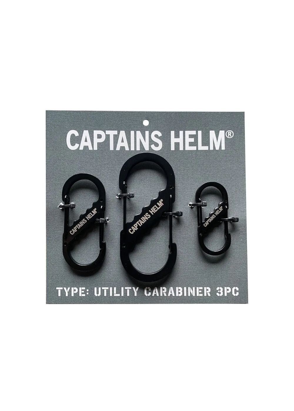 CAPTAINS HELM - CARABINER SET (BLACK) / カラビナセット | LOOPHOLE
