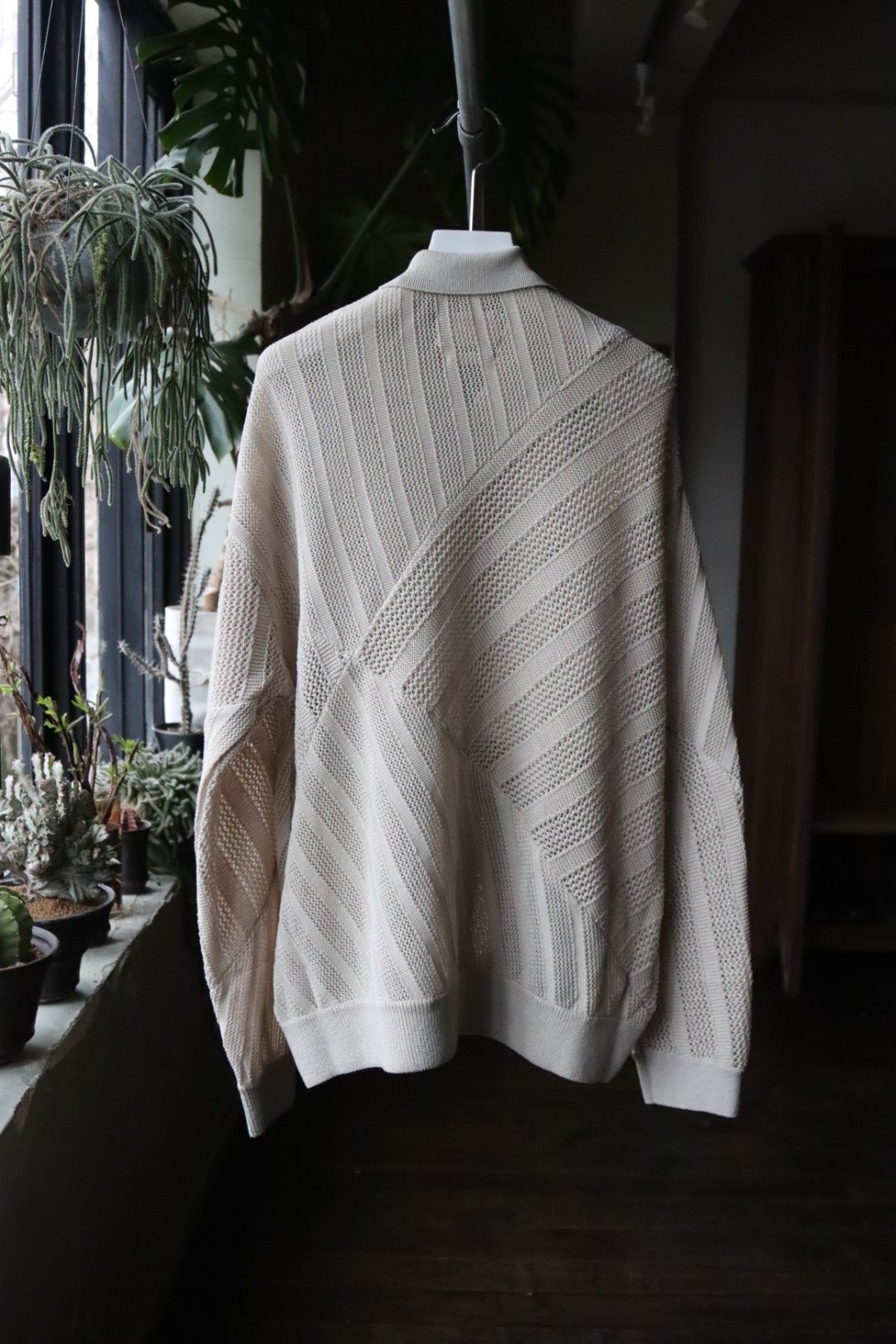YOKE - ヨーク24SS COTTON MESH STRIPE ZIP-UP CARDIGAN(YK24SS0674S