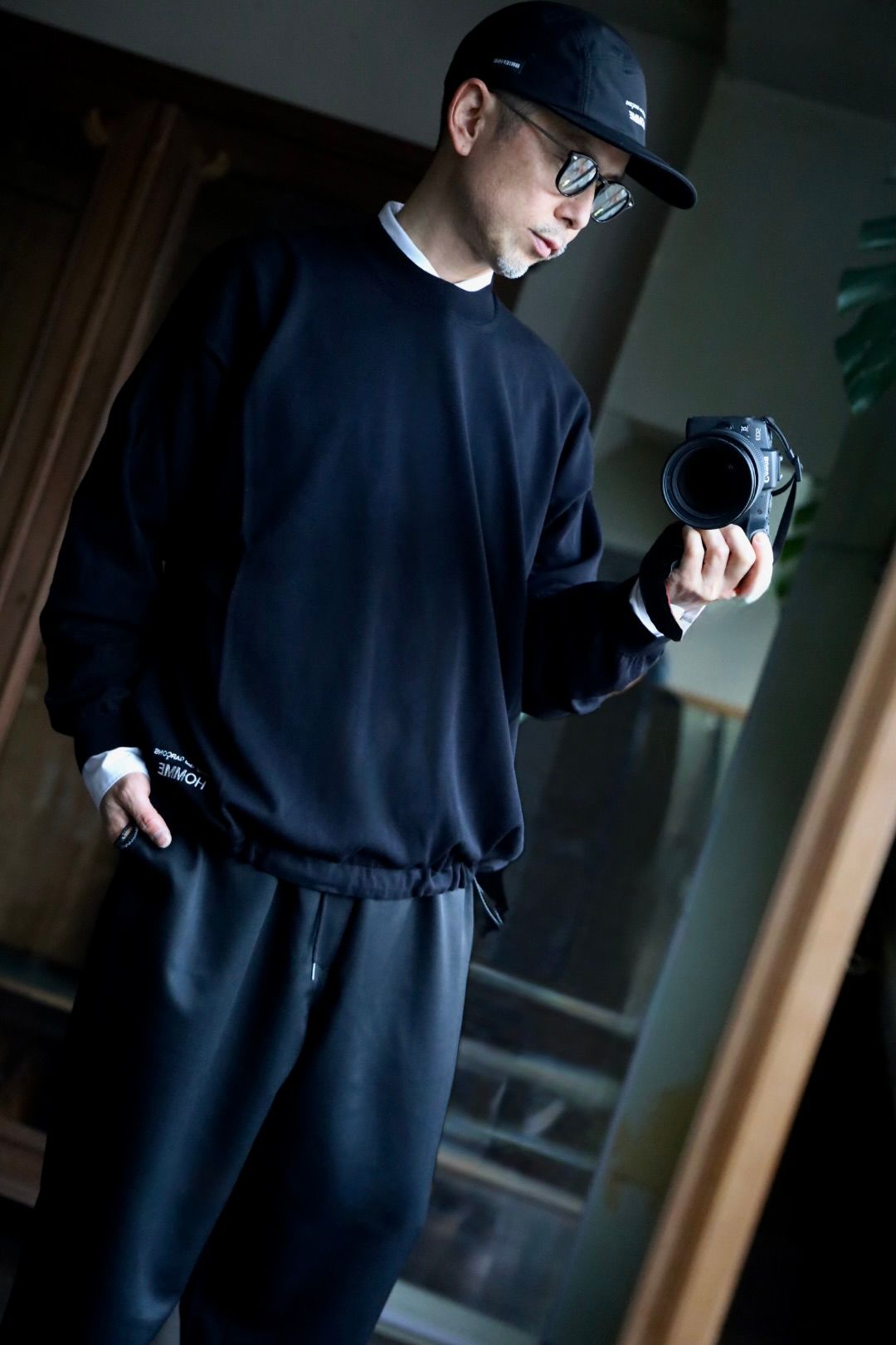 COMME des GARCONS HOMME 新ロゴクルーネックニットスタイル | 6336 | MARK