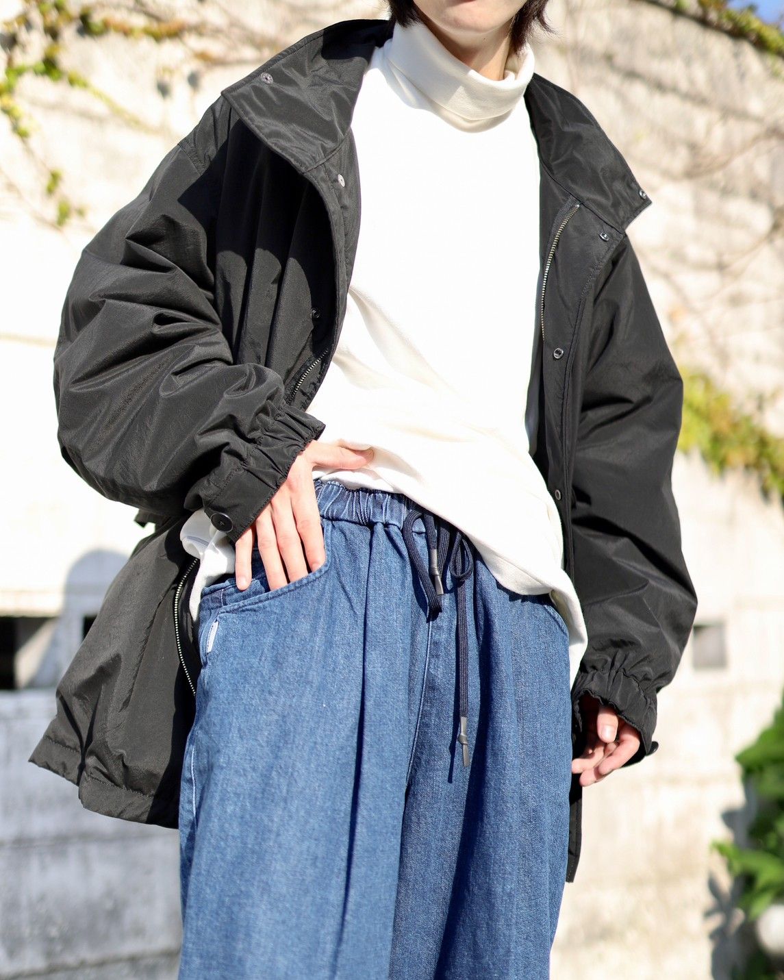 ATON エイトン 23AW TECHNO COTTON | RECYCLED WOOL PADDED SHORT MODS