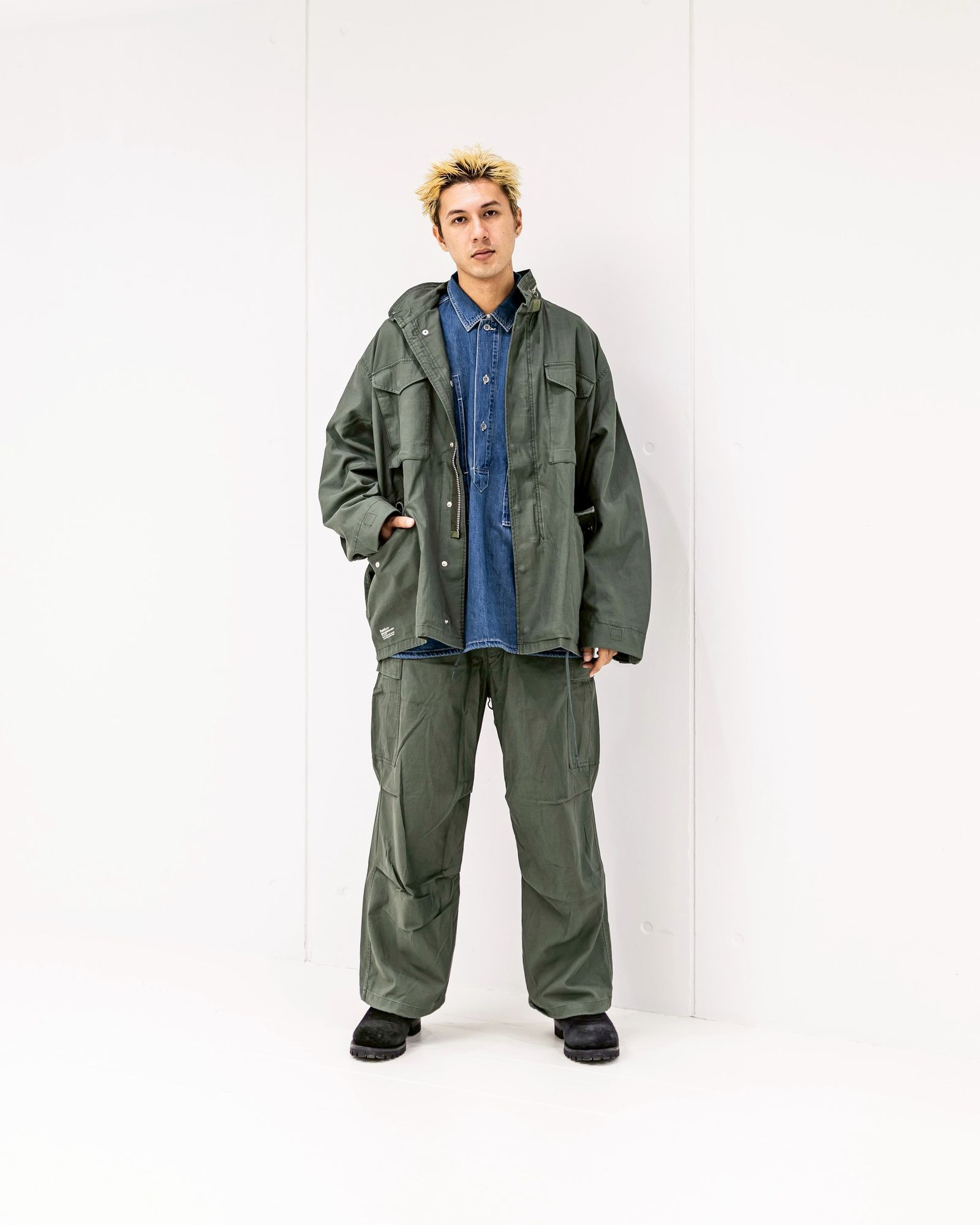 FreshService BACK SATEEN FIELD JACKET(GREEN)10月11日(土)新作発売