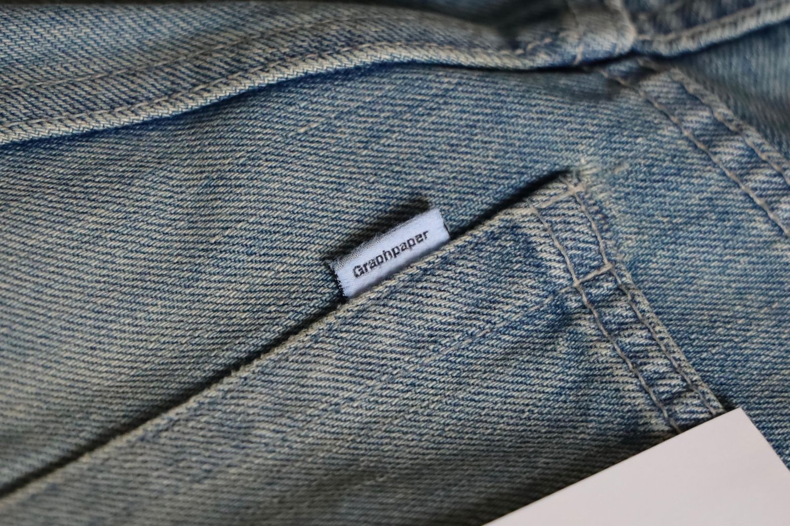 Graphpaper - Graphpaper Women's Selvage Denim Two Tuck Wide Pants