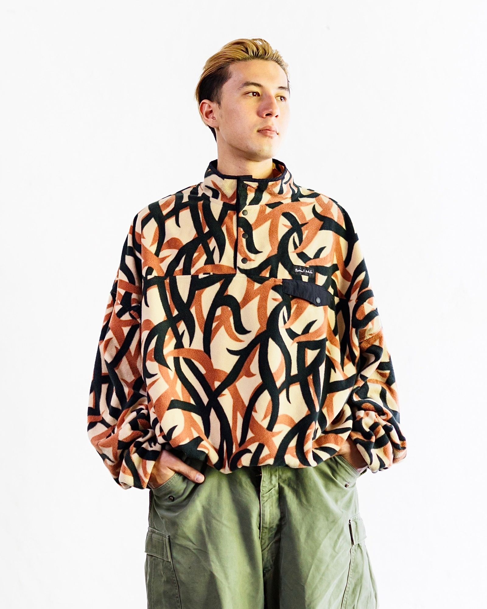 SAINT M×××××× - セントマイケル24AW BONE SAINT CREW SWT(SM-YS1-0000