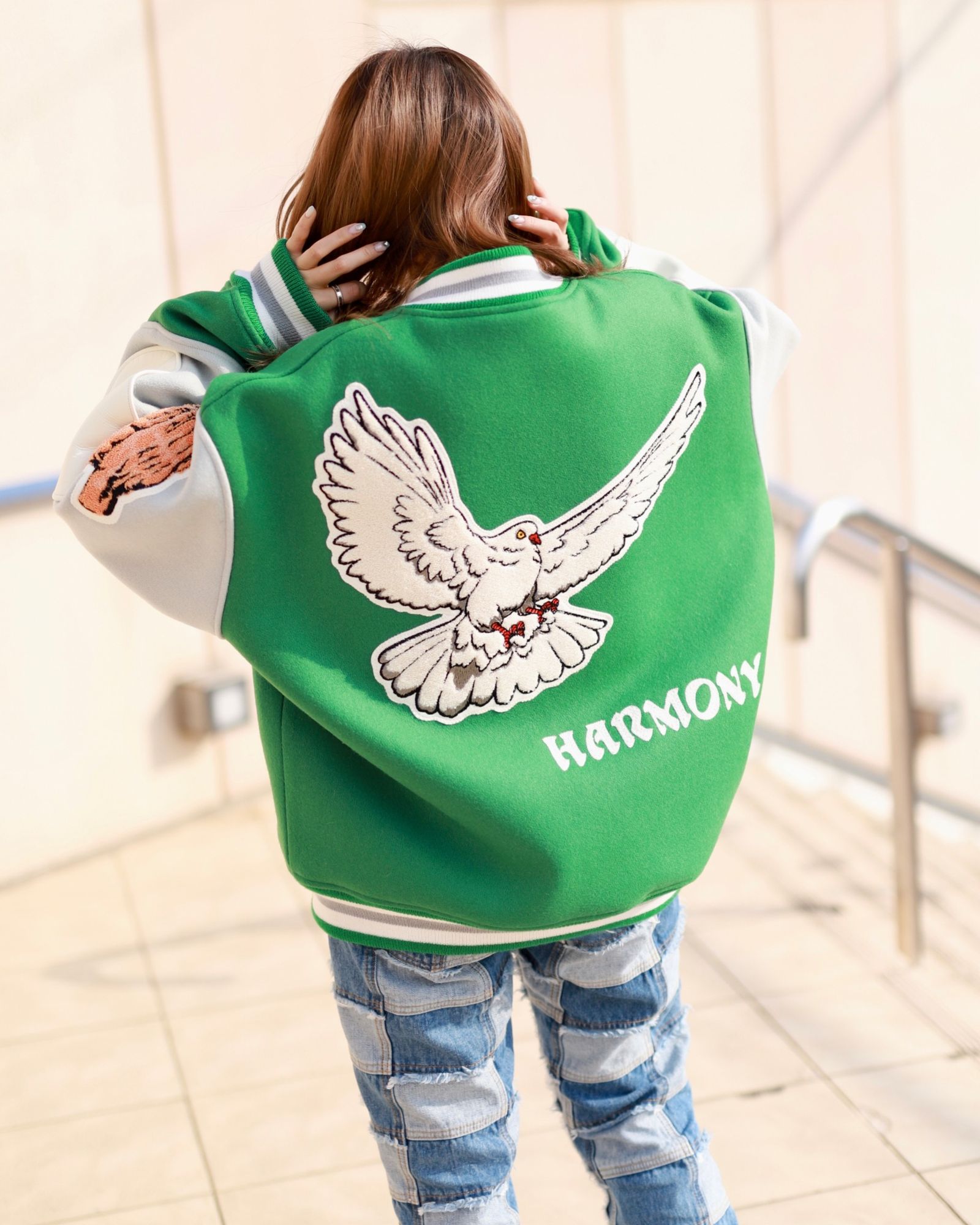 SAINT M×××××× セントマイケル23SS SAINT ACADEMY VARSITY JKTスタイル