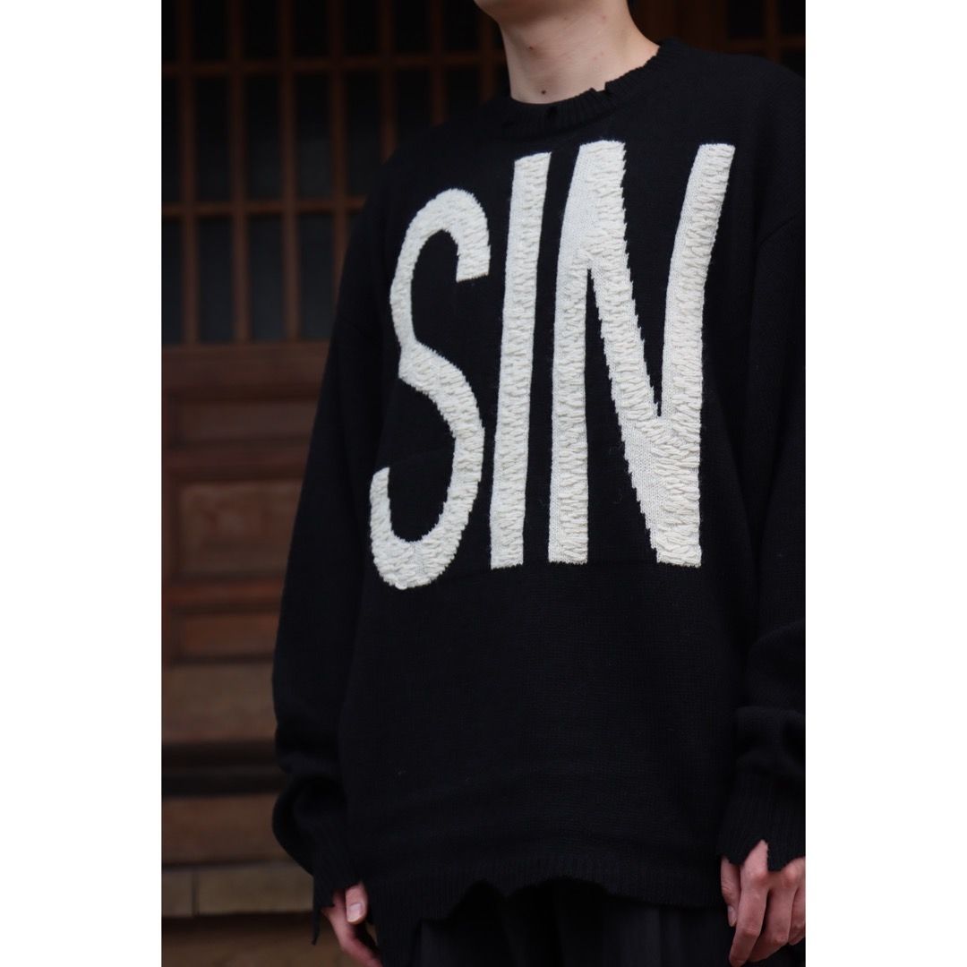 SAINT M×××××× WOOL SWTER SIN(SM-S21-0000-039)BLACK style | 1929 | MARK