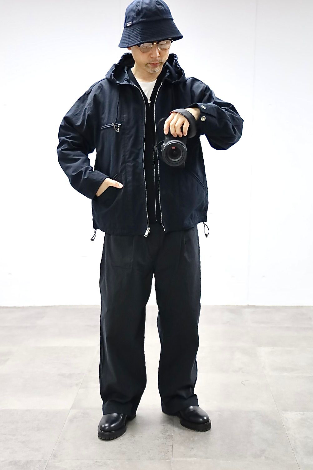 COMME des GARCONS HOMME 綿天竺ポケットTシャツ(WHITE) スタイル 8月3