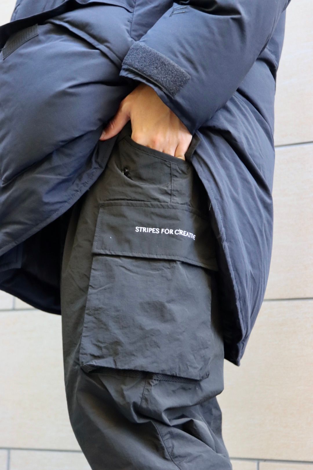 S.F.C-Stripes For Creative- 23FW GOZILLA 700FILL PARKAスタイル