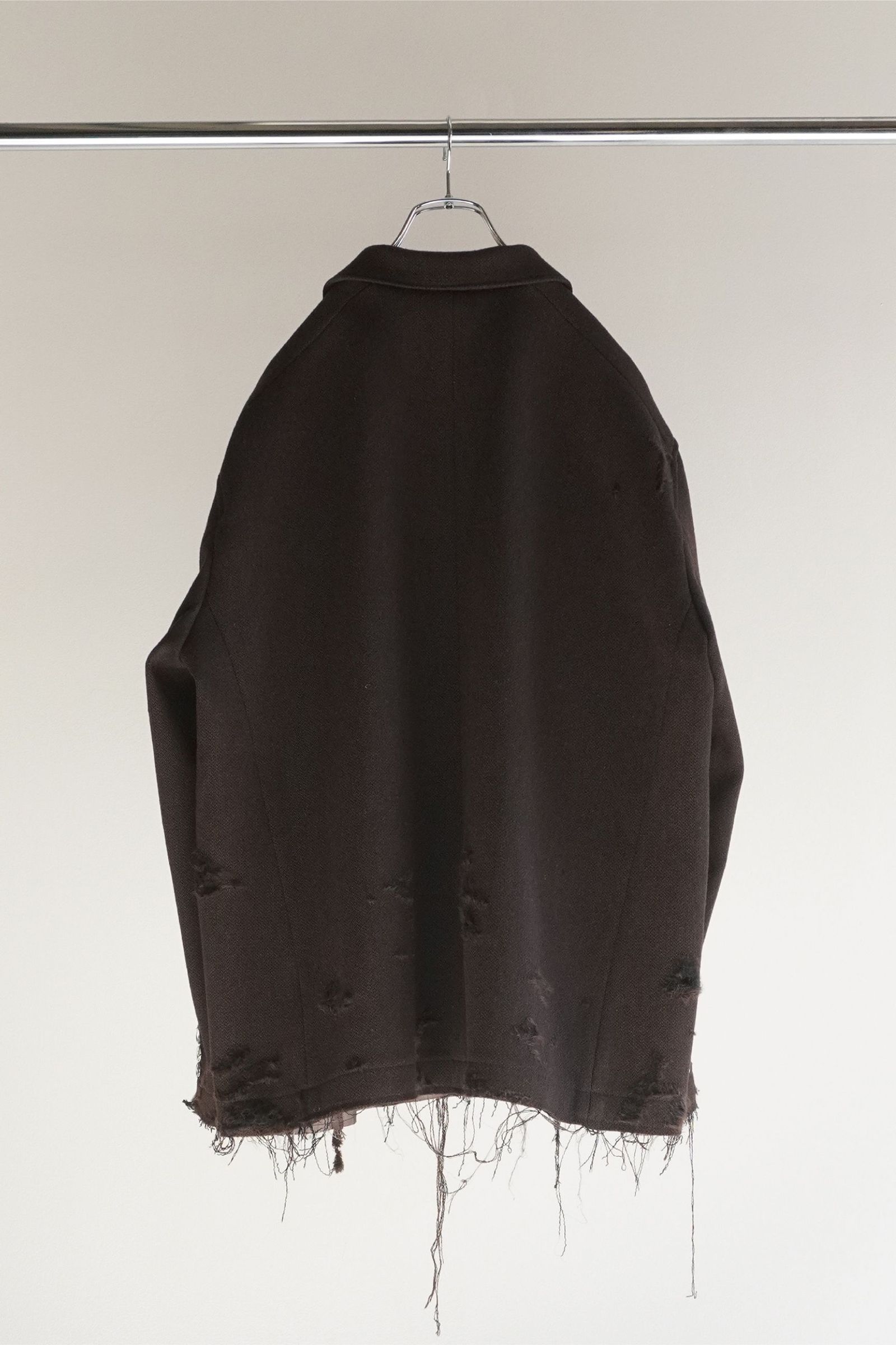 ANCELLM - TWEED CRASH JACKET | BROWN | ジャケット | NapsNote