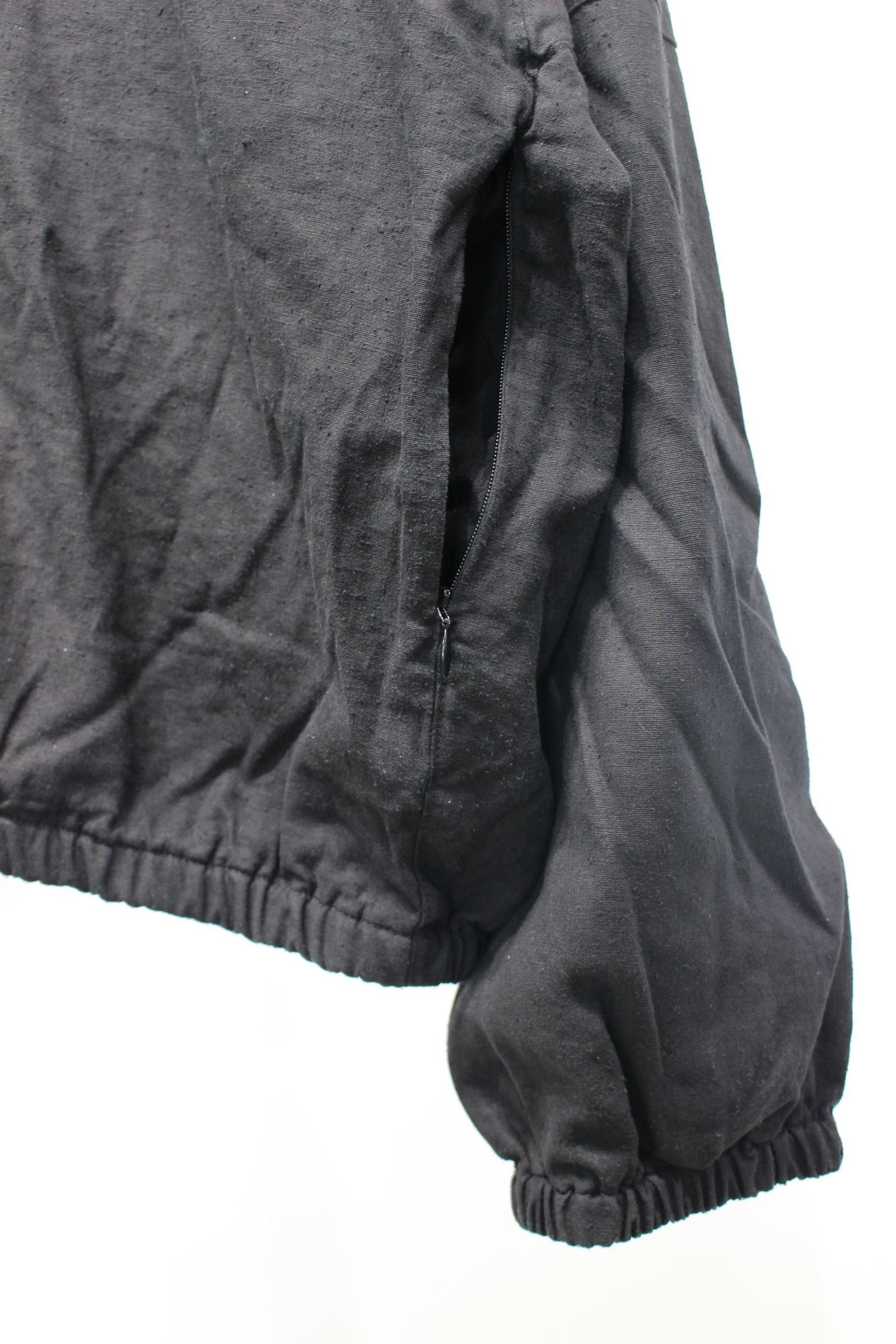 ANCELLM - SILK NEP KIMONO BLOUSON | BLACK | ブルゾン | NapsNote