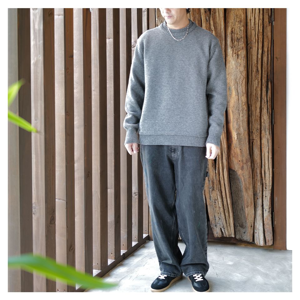 Maison Margiela - 【Last1 L】 エルボーパッチセーター Gray | River