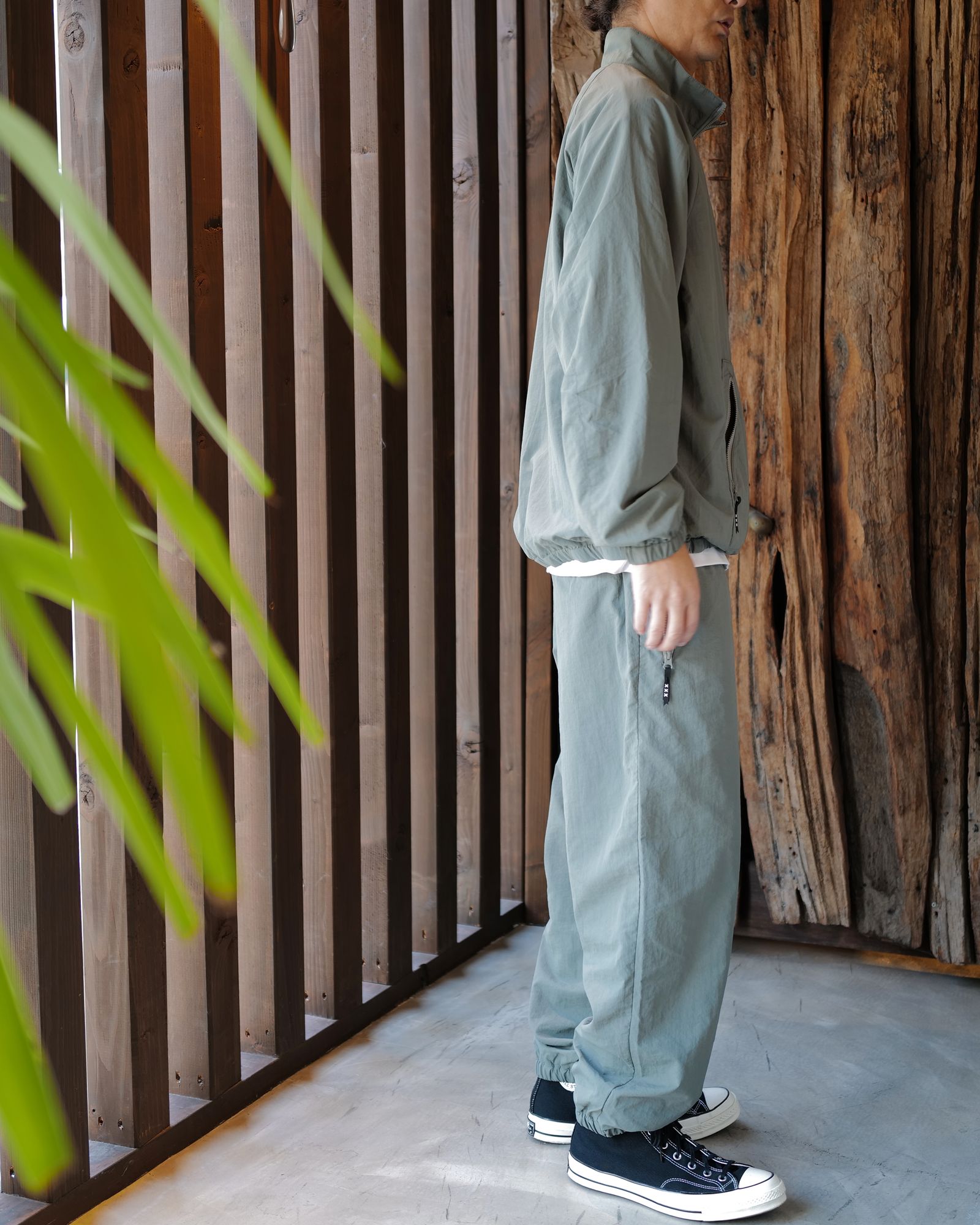 GOD SELECTION XXX - GX-A26-JK-01 HALF ZIP JACKET OLIVE | River