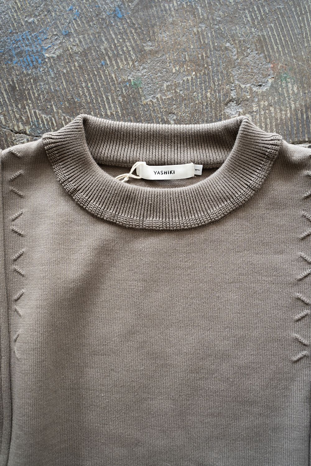 YASHIKI - 【ラスト1点】【22AW】Seijaku Knit(GREIGE) | Salty