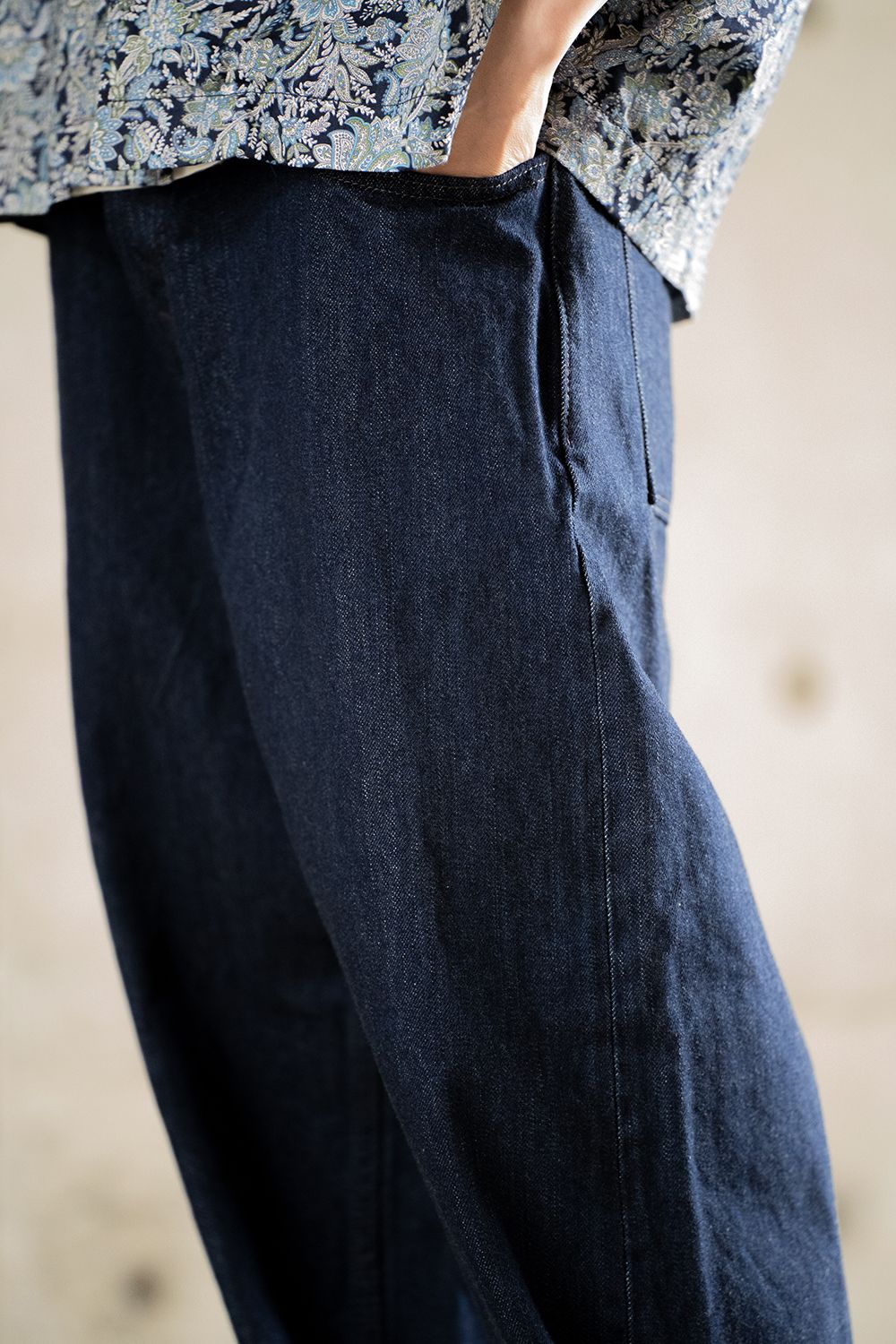 CIOTA - 【ラスト1点】【22AW】インディゴスビンコットン13.5ozバギー