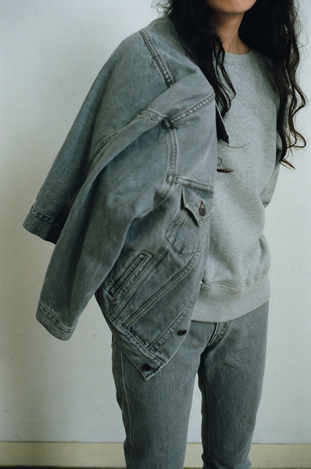 CIOTA - スビンコットン吊り裏毛起毛クルーネックスウェットシャツ(TOP