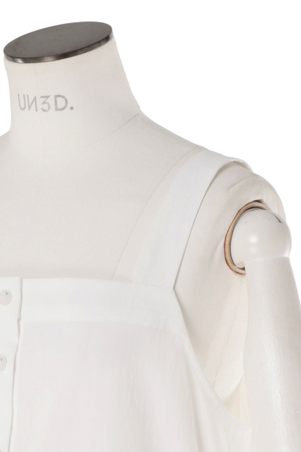 UN3D. - TRIANGLE TUCK SH CAMISOLE / トライアングルタックシャツ