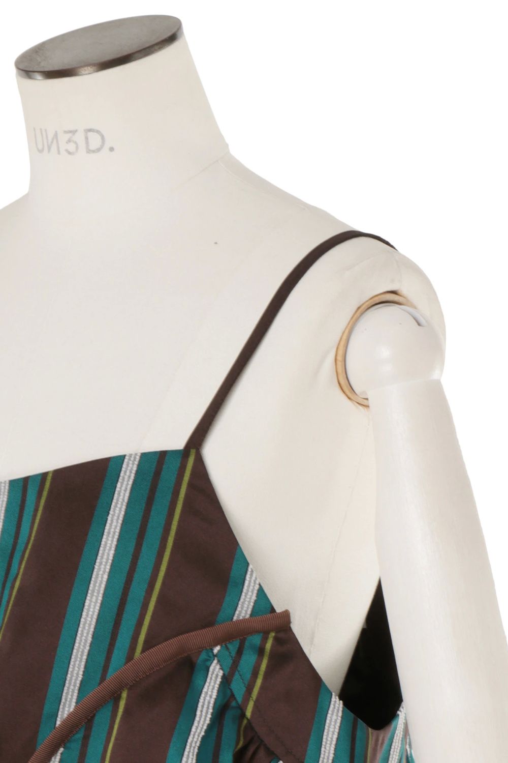 UN3D. - MULTI STRIPE CAMISOLE / マルチストライプキャミソール