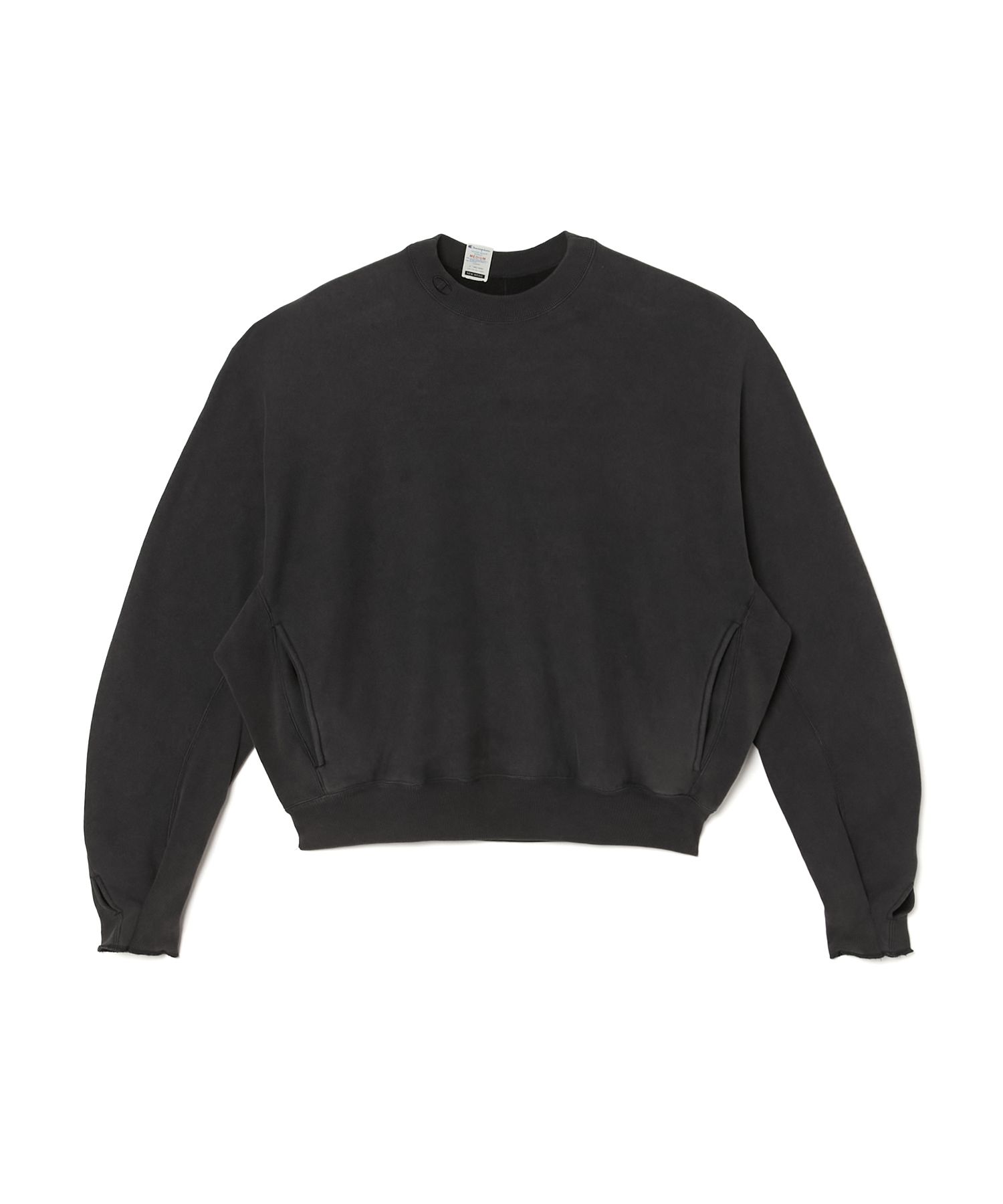 N.HOOLYWOOD - C8-C129 / HIGHNECK ZIP UP SWEATSHIRT / CHARCOAL