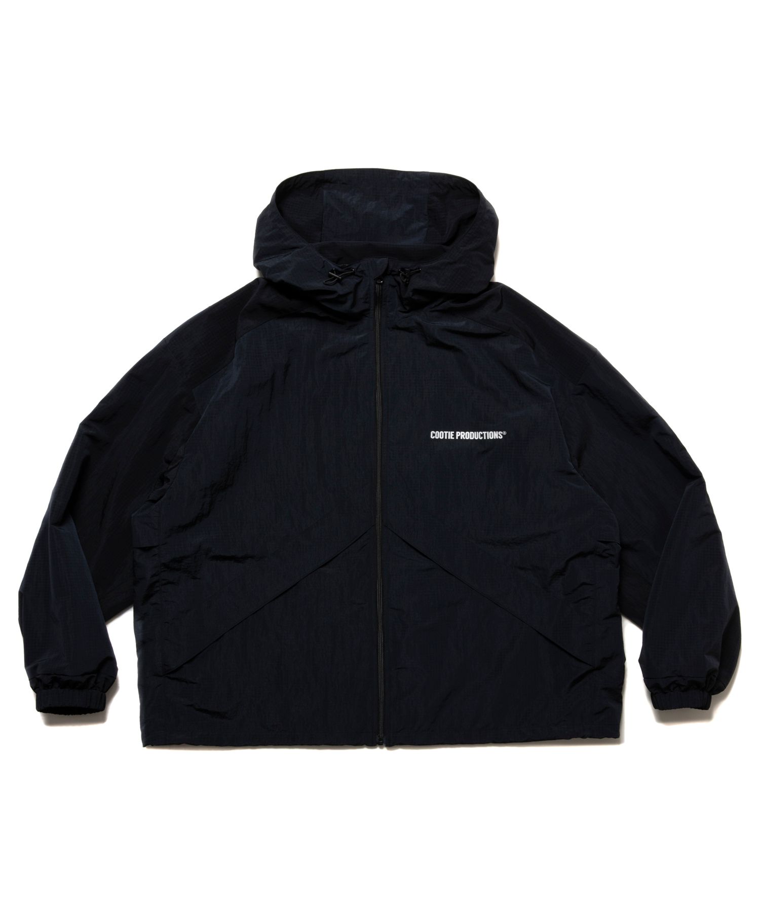 COOTIE PRODUCTIONS - Nylon Ripstop Training Jacket / BLACK