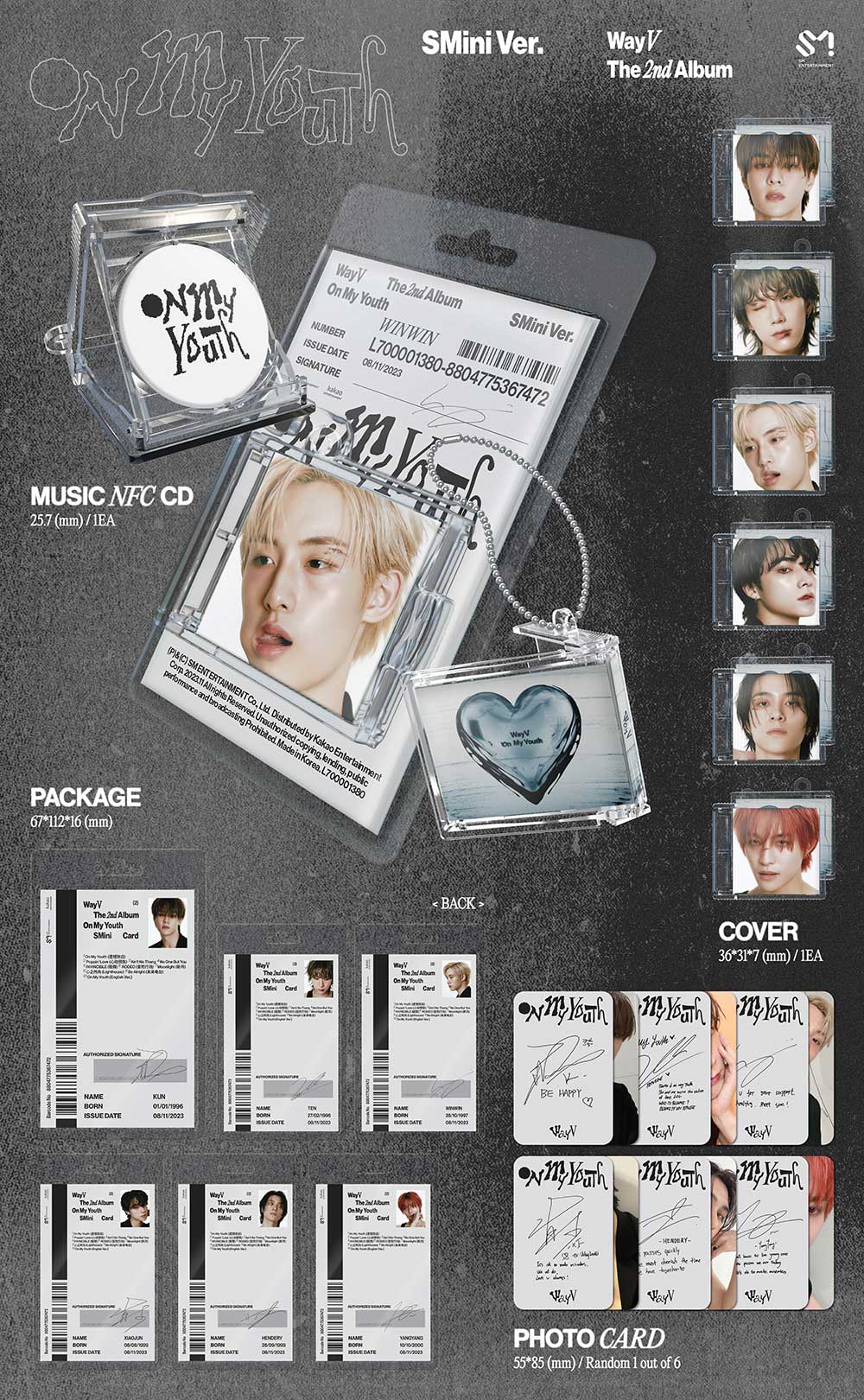 2023.11.8 on sale WayV The 2nd Album「On My Youth」｜mu-mo SHOP