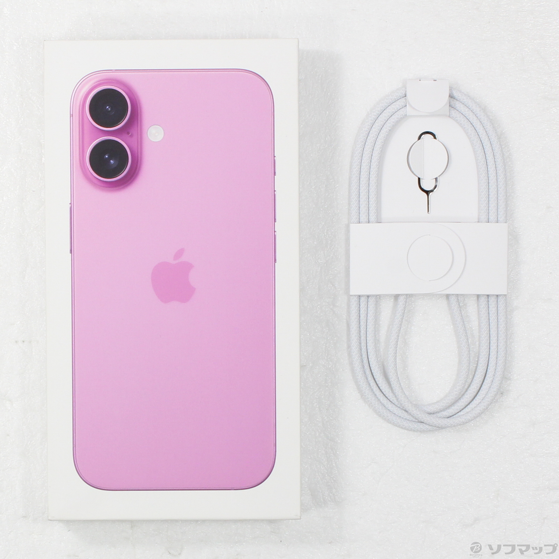 中古】iPhone16 128GB ピンク MYDT3J／A SIMフリー [2133064002357