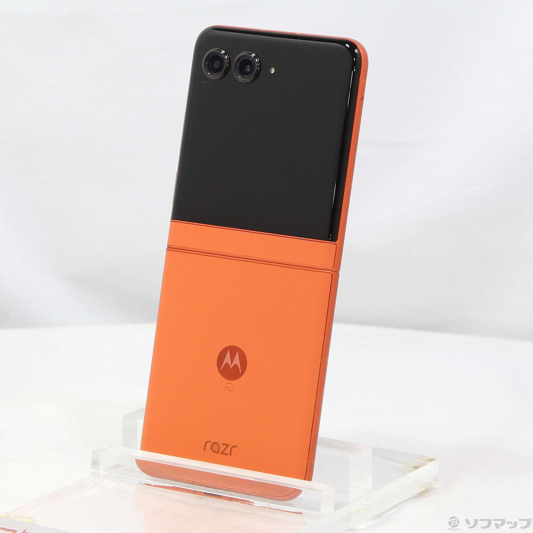 中古品〕 motorola razr 50 512GB スプリッツオレンジ PB230002JP SIM