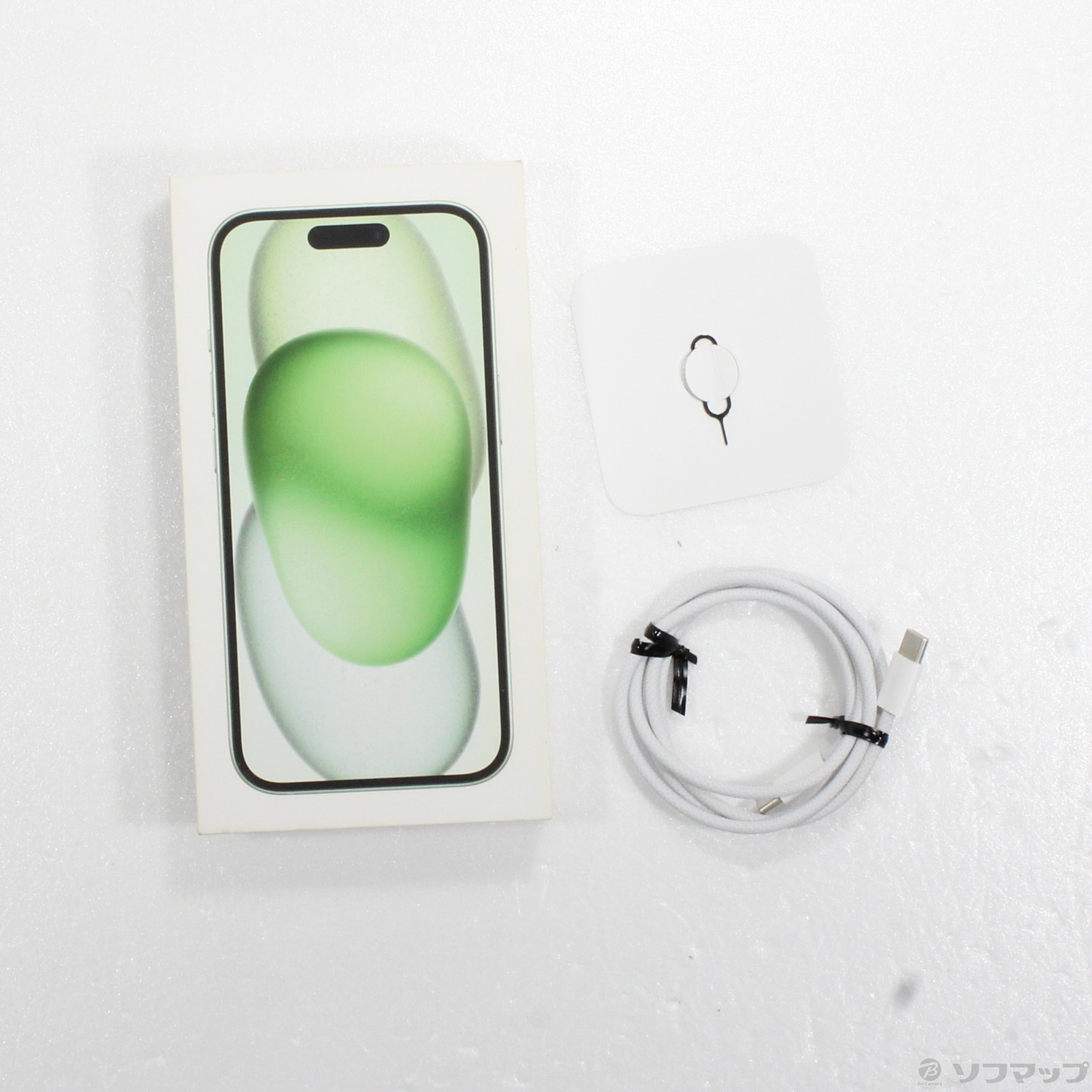 中古】セール対象品 iPhone15 128GB グリーン MTMM3J／A SIMフリー