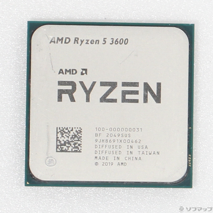 中古】Ryzen 5 3600 〔3.6GHz／SOCKET AM4〕 [2133069783947] - リコレ