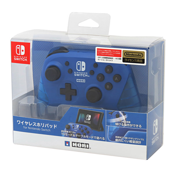 ワイヤレスホリパッド for Nintendo Switch ブルー [NSW-174] [Switch