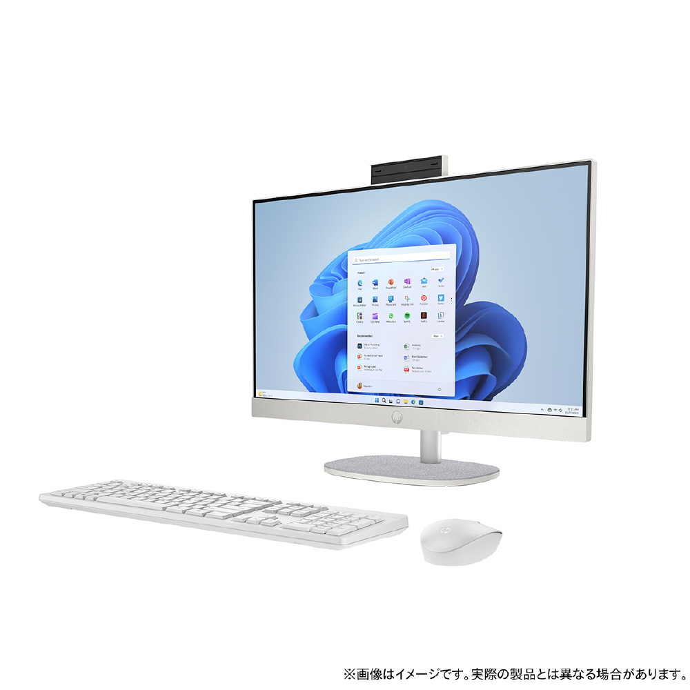 A2MM3PA-AAAI デスクトップパソコン HP 24 シェルホワイト ［23.8型