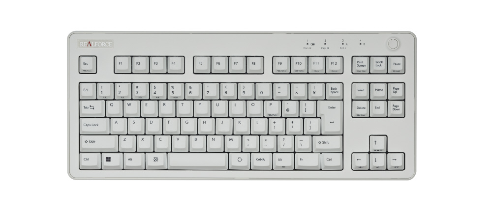 キーボード REALFORCE R3 45g荷重・テンキーレス 日本語かななし