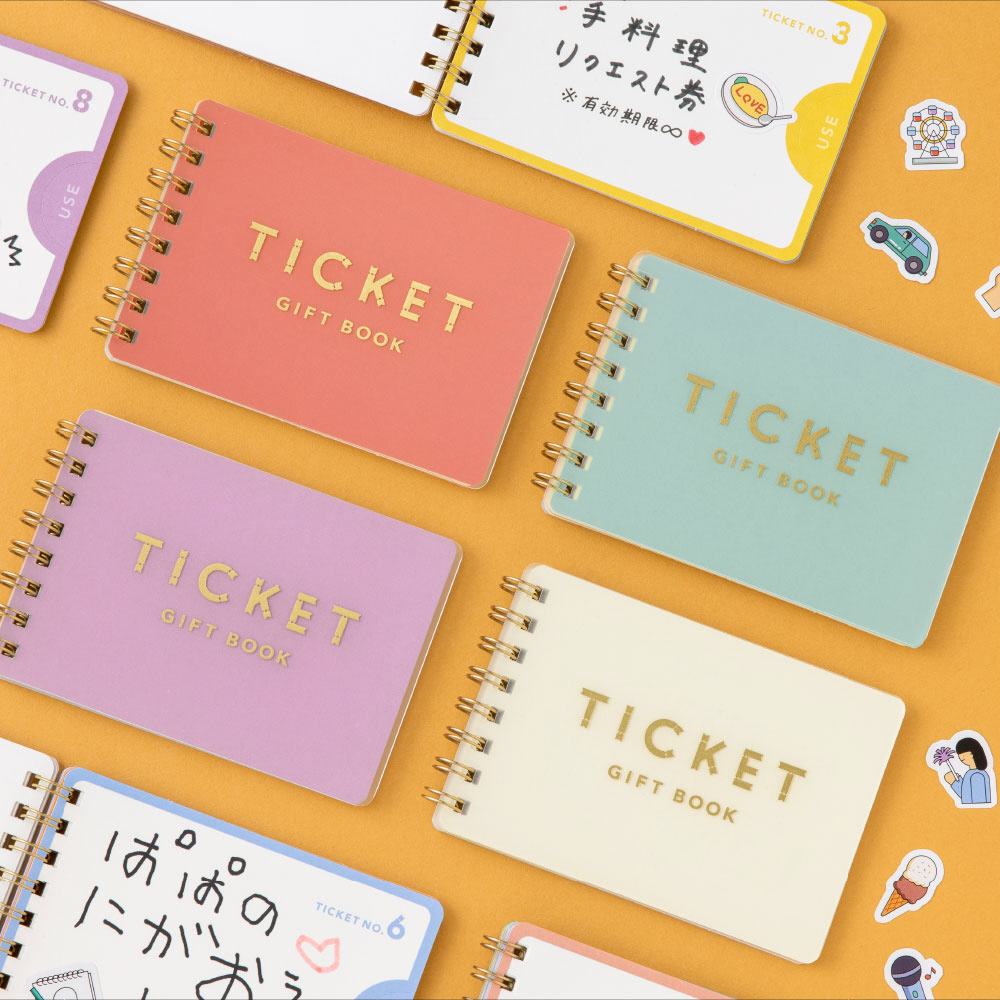 2303_チケットギフトブック IROHA GOODS COMPANY RED GTB-01｜の