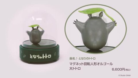 楽天市場】となりのトトロ マグネット回転人形オルゴール 大トトロ