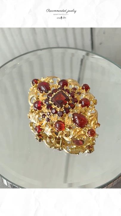 楽天市場】【碌山】 シルバー ガーネット ブローチ&ペンダントトップ