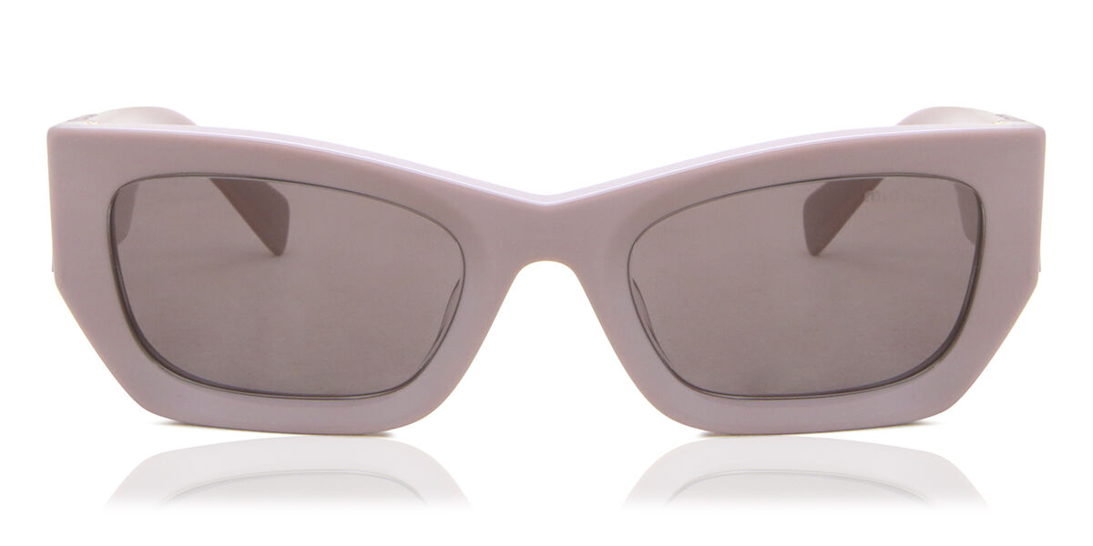 Miu Miu MU09WS 17C6X1 ウェリントン ピンク サングラス