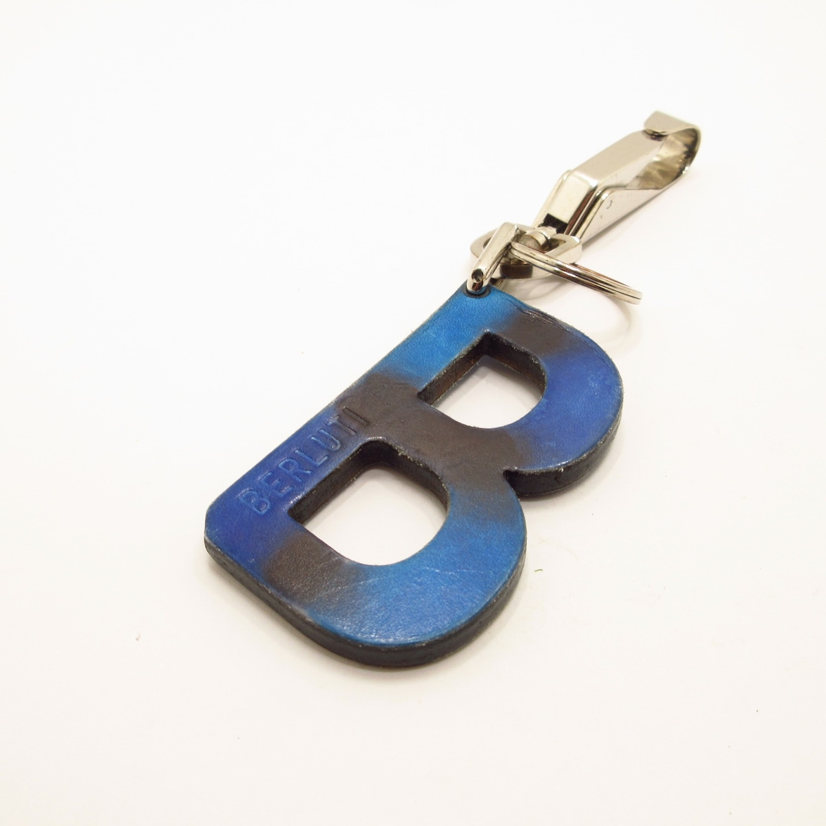 ベルルッティ/キーホルダー(チャーム)/シルバー×ブルー×ネイビーの買取