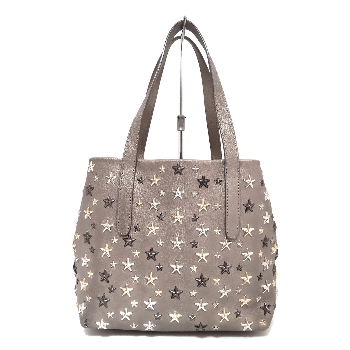 ジミーチュウ/トートバッグ/ソフィアS/グレーベージュ/レザーの買取