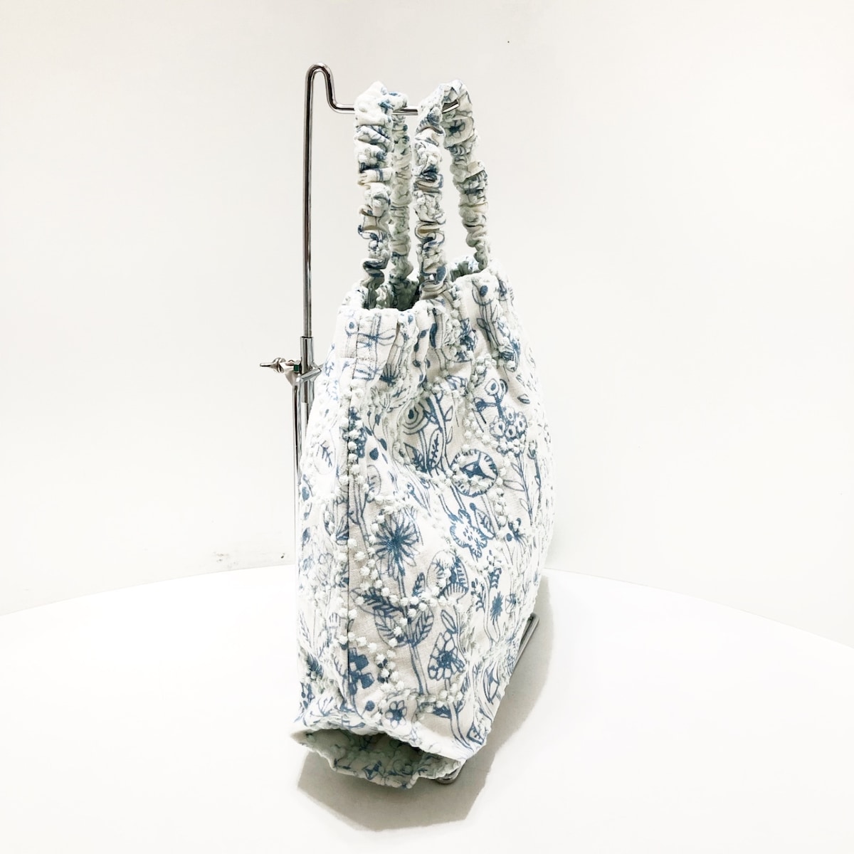 ミナペルホネン/ハンドバッグ/skip bag letter of flower+tambourine